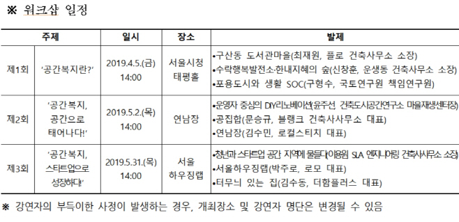워크샵