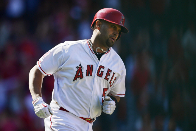 Rangers Angels Baseball <YONHAP NO-2199> (AP)