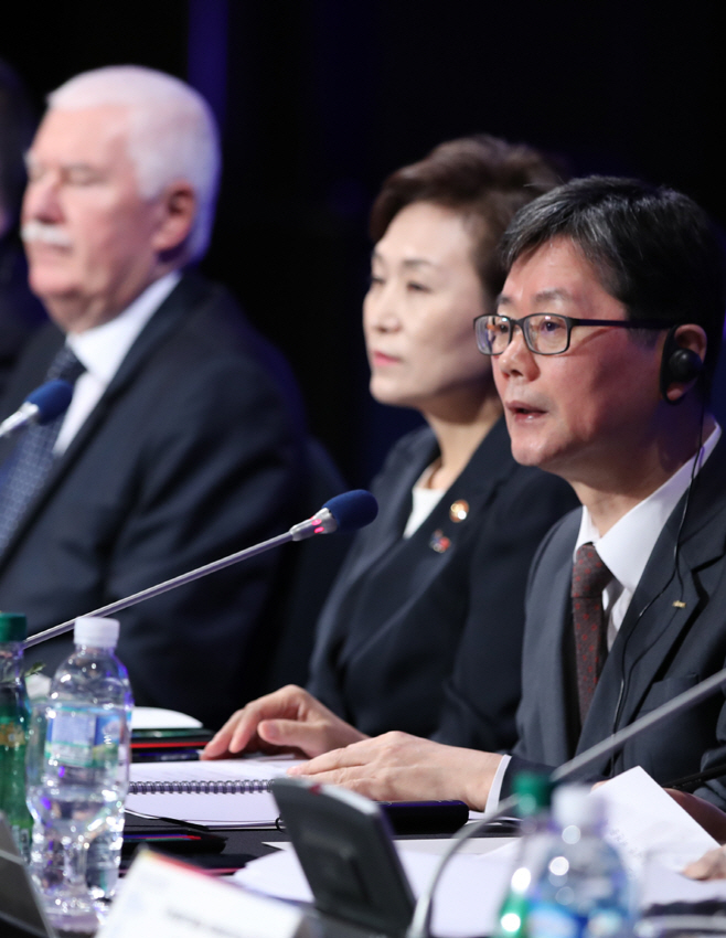 인사말하는 손병석 한국철도공사 사장<YONHAP NO-5935>