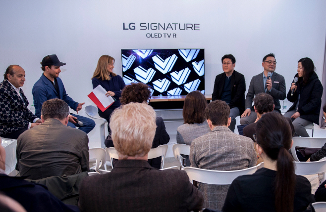 [사진1]밀라노서 주목받은 LG 시그니처