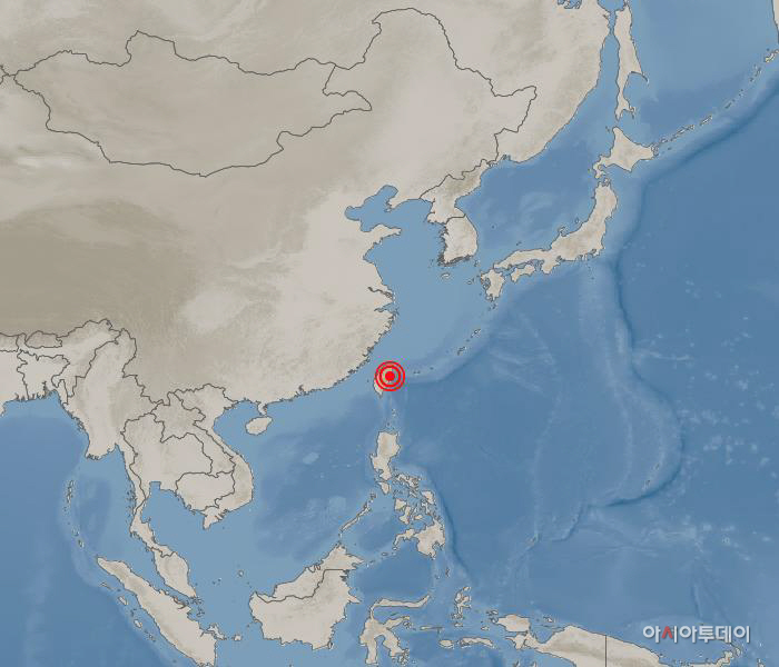 대만 화롄 북쪽 12km 지역서 규모 6.1 지진
