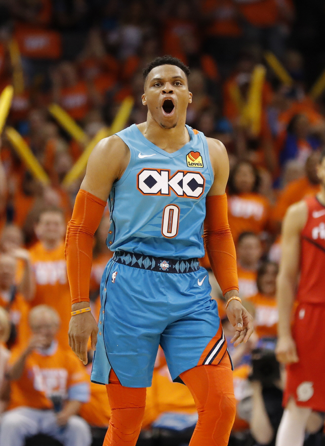 BASKETBALL-NBA-OKC-POR/ <YONHAP NO-2128> (USA TODAY Sports)