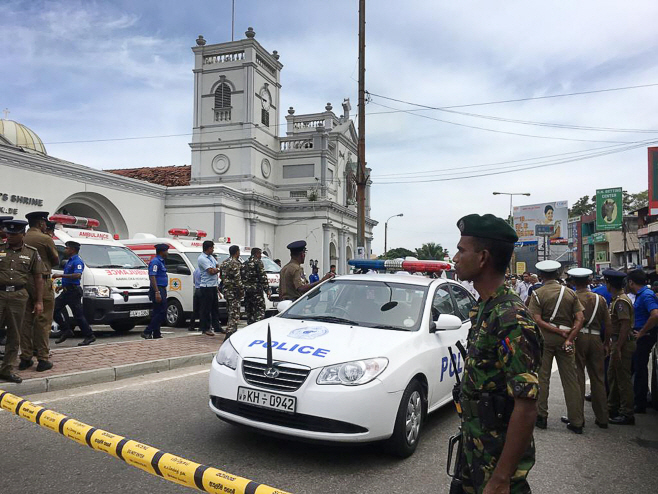Sri Lanka Church Blasts <YONHAP NO-2699> (AP)