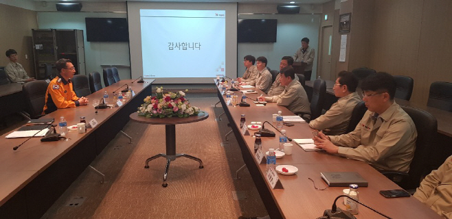 송탄소방서, 대형 공장시설 현장 안전컨설팅 실시