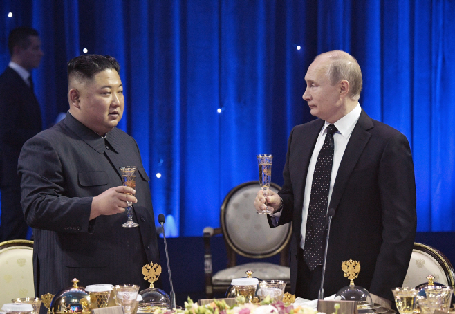 APTOPIX Putin Kim Summit