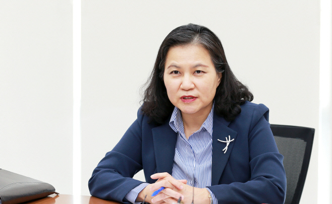 반도체산업 수출 간담회 참석한 유명희 통상교섭본부장