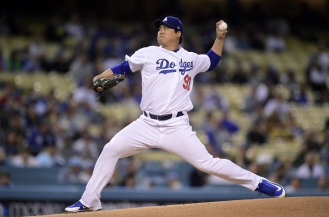 Braves Dodgers Baseball <YONHAP NO-2412> (AP)