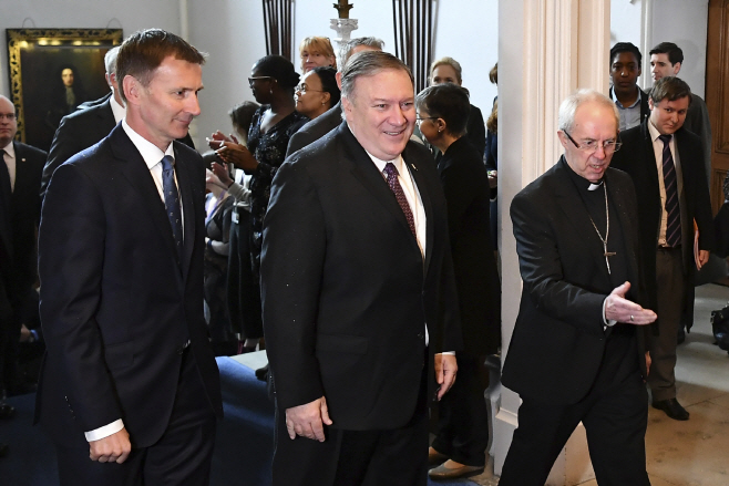 Britain US Pompeo