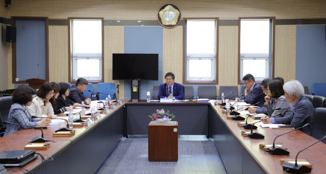 평택시의회, 장애인 문화예술 활동 지원 조례 간담회 가져