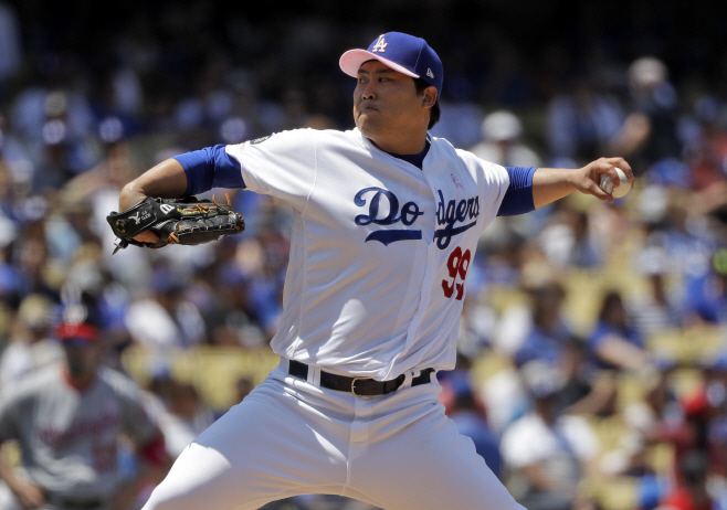 Nationals Dodgers Baseball <YONHAP NO-1800> (AP)