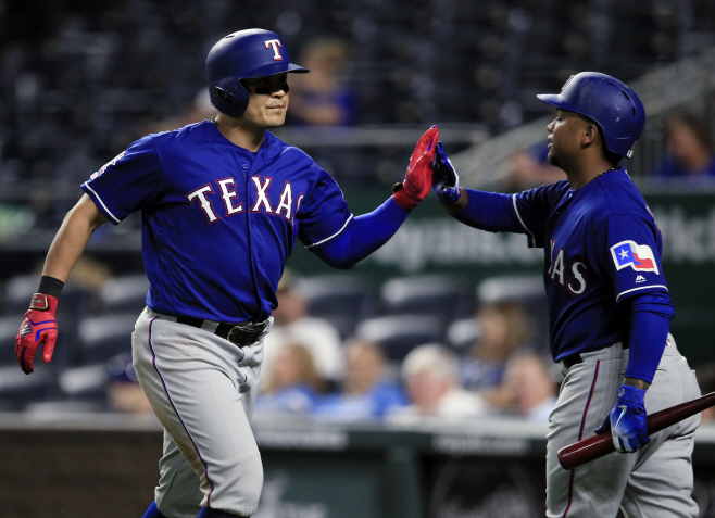 Rangers Royals Baseball <YONHAP NO-4298> (AP)