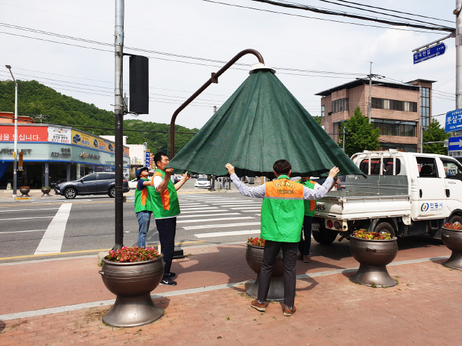 2-0523 안동시 용상동 그늘막 작업)
