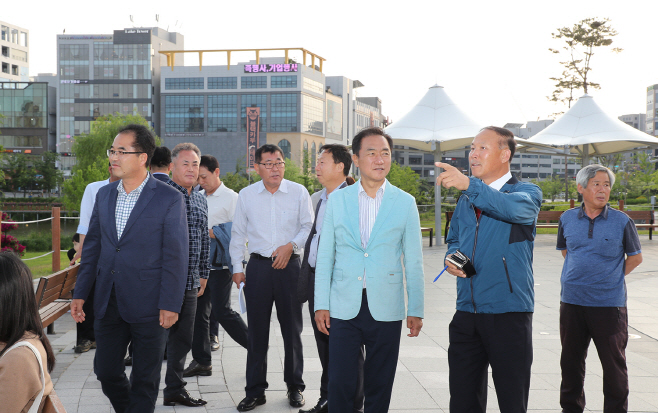 평택시, 배다리 생태공원에서 소통 현장행정 펼쳐
