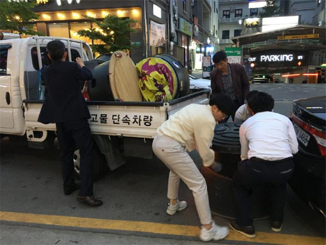 평택시, 불법광고물 행정대집행