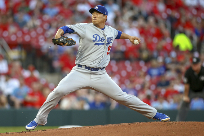 Dodgers Cardinals Baseball <YONHAP NO-1759> (AP)