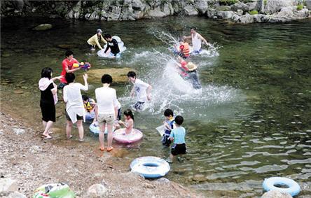 백운산4대계곡(금천계곡)