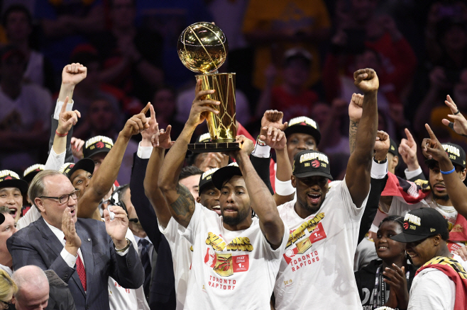 NBA Finals Raptors Warriors Basketball <YONH (AP)