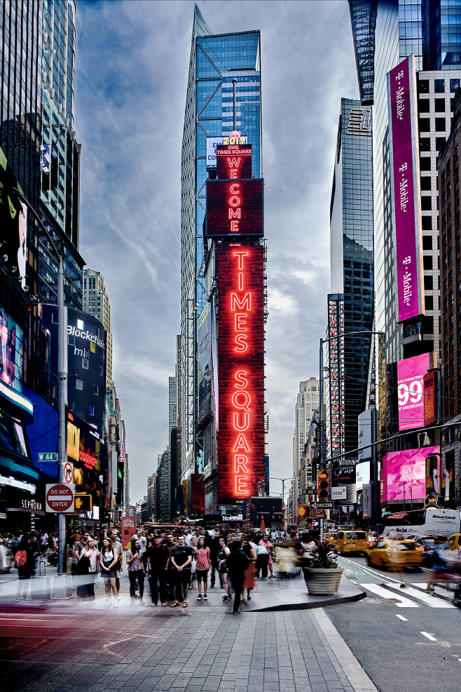 삼성 LED 사이니지 뉴욕 타임스 스퀘어 설치 공급(1)