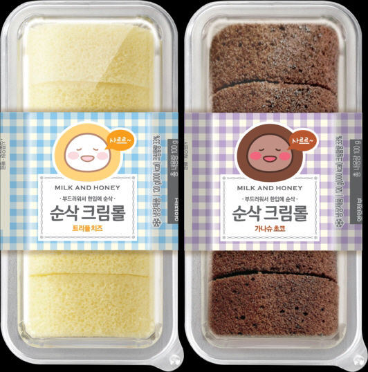 [이마트24] 순삭크림롤_트리플치즈와 초코