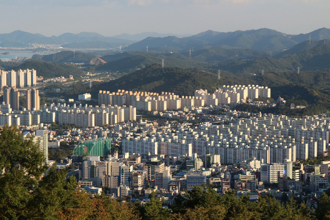 순천시 아파트 전경
