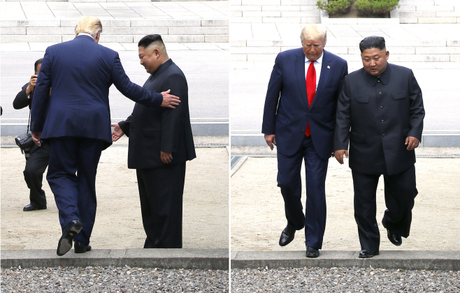 북미 정상, '북으로, 남으로'