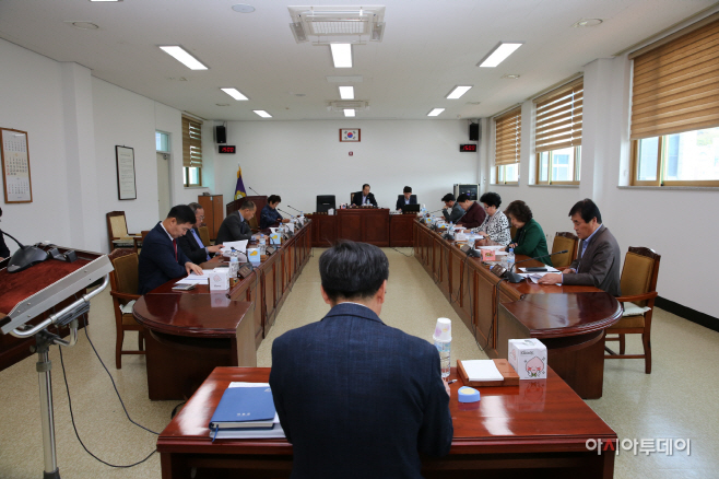 군의회 정례간담회