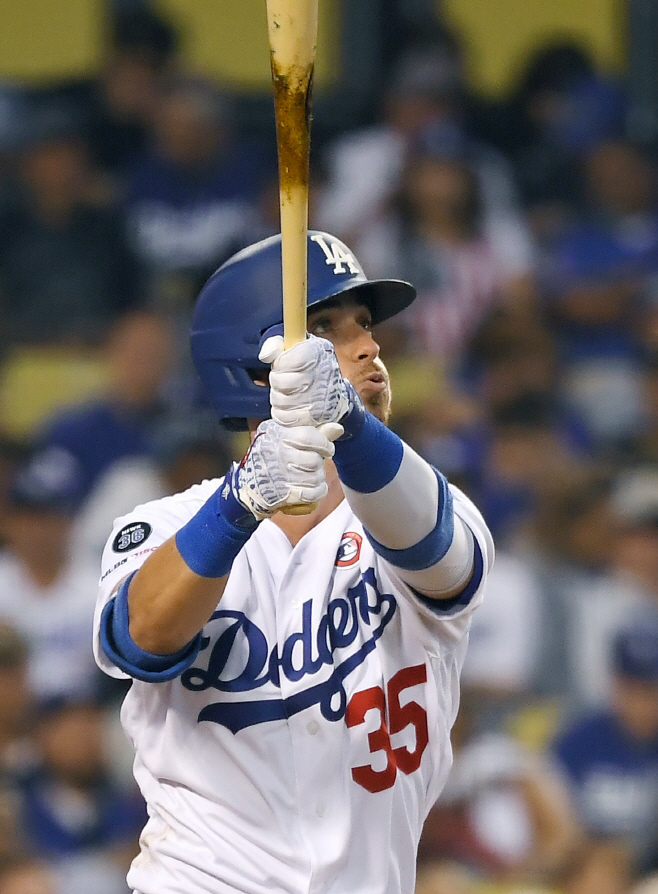 Padres Dodgers Baseball <YONHAP NO-2615> (AP)