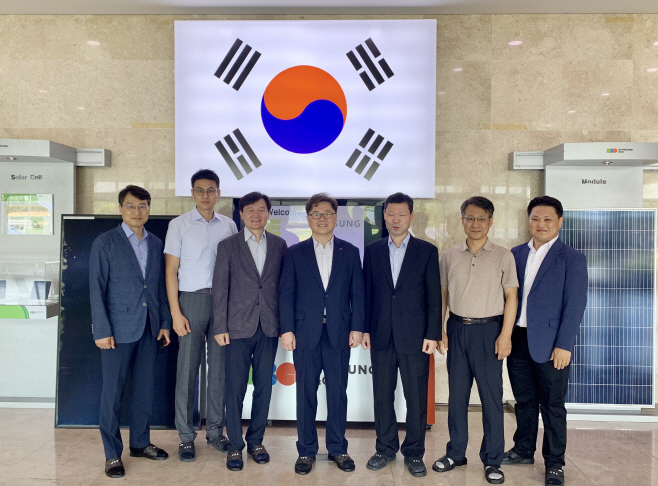 동서발전 박일준 사장 차세대 태양전지 개발 협력기관 방문