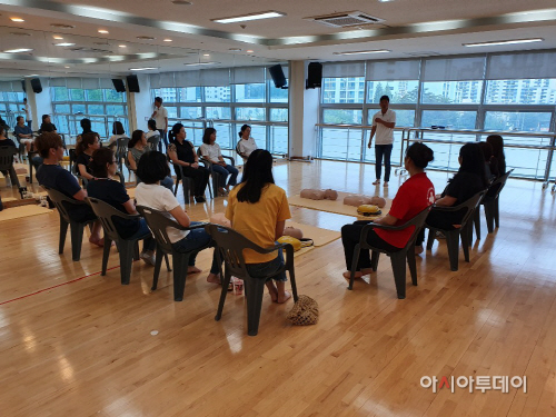 의왕도시공사 심폐소생술 교육2