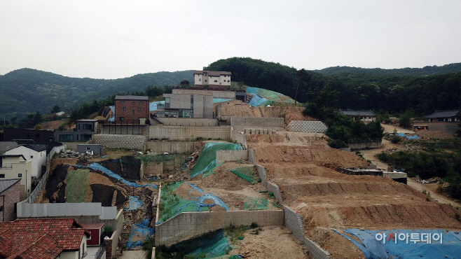 광교산 고기리 난개발 현장
