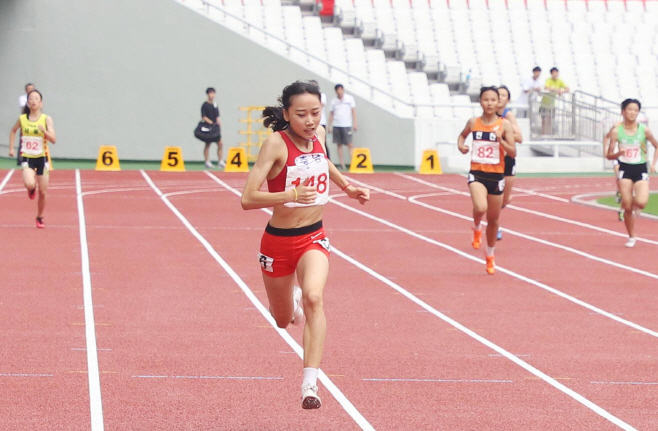 한국 육상의 희망 양예빈<YONHAP NO-2498>