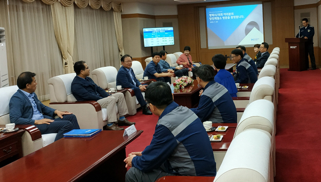 평택시, 미세먼지 저감을 위한 현대제철 방문