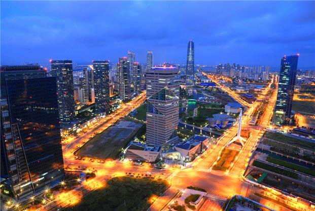 송도국제도시 전경