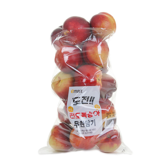 이마트 천도복숭아 무한담기