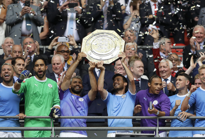 Britain Soccer Community Shield <YONHAP NO-0168> (AP)