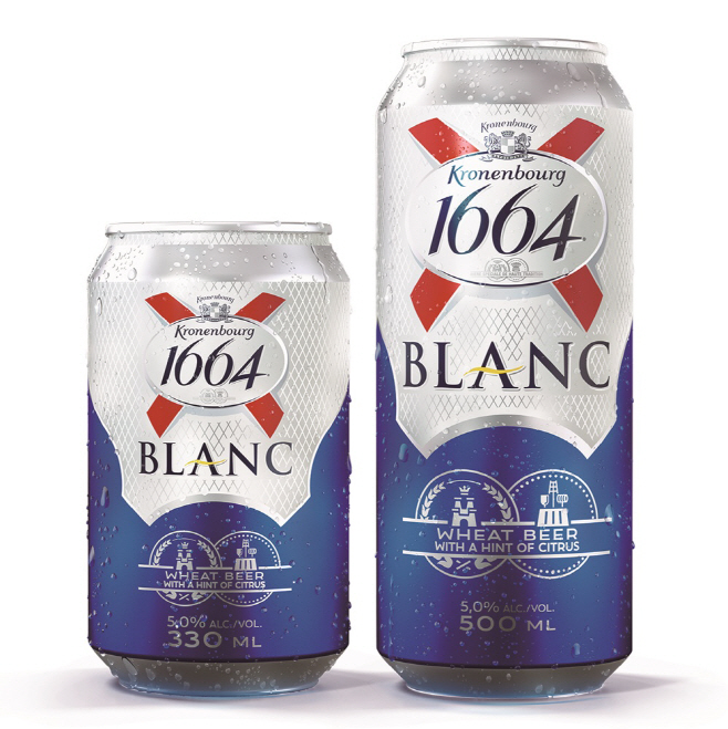크로넨버그1664 블랑 제품사진(330ml 500ml)