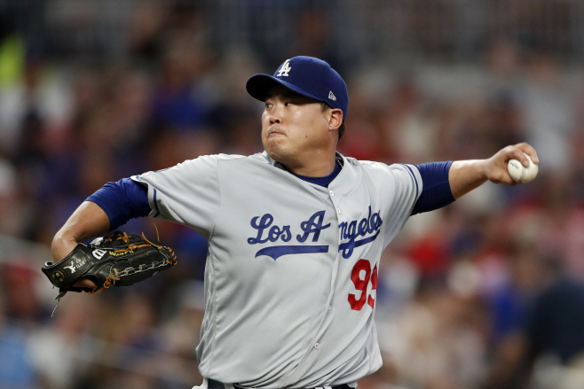 Dodgers Braves Baseball <YONHAP NO-2015> (AP)