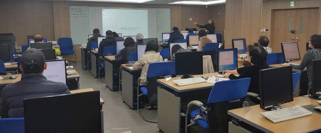 지난 상반기 컴퓨터교실 수업 모습