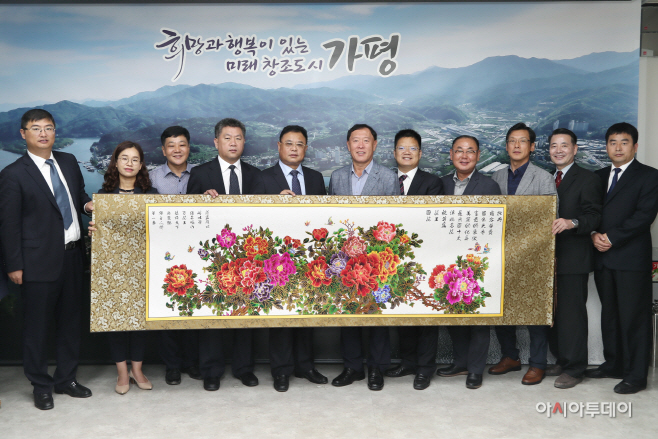 중국 산동성 하택시 대표단 가평군 방문