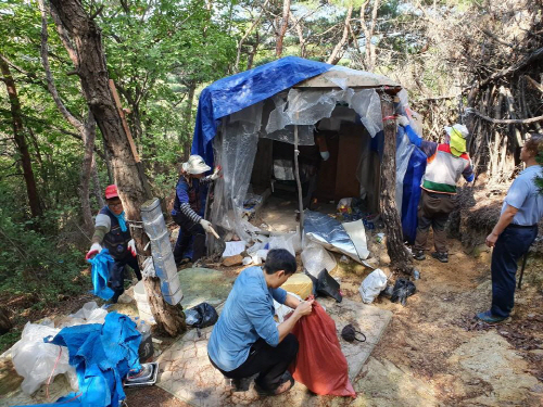행정대집행(삼성산)