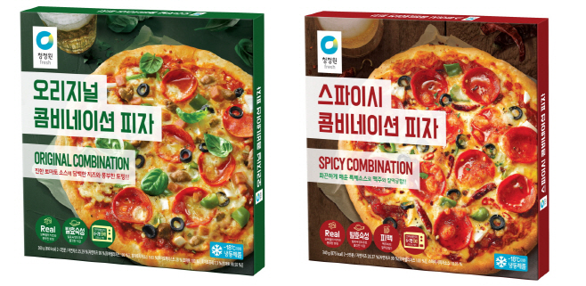 청정원_냉동피자_2종