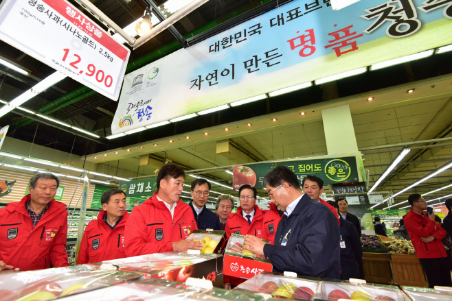 황금사과서울 하나로클럽 양재점서 인기 몰이)