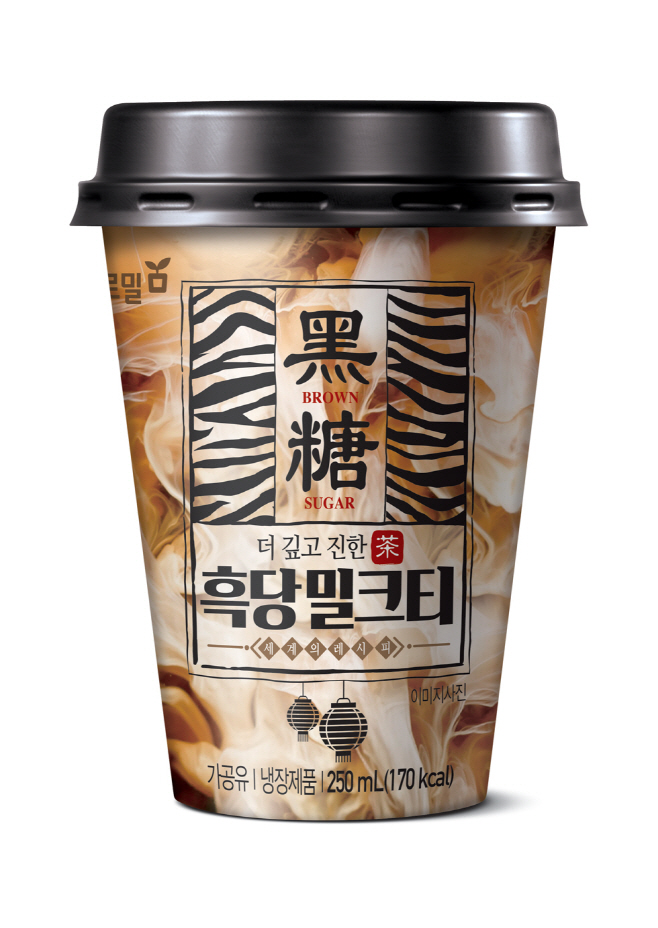 [푸르밀] 더 깊고 진한 흑당밀크티