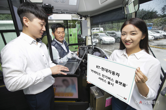 [KT사진자료]  KT 현대차 전기버스 활성화 공동 추진 1