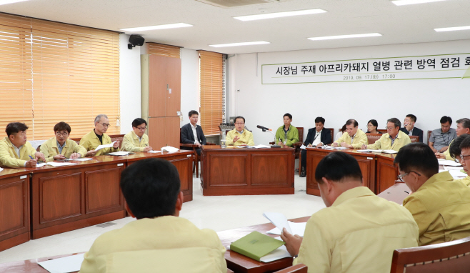 조광한 남양주시장, 아프리카 돼지열병 방역 총력