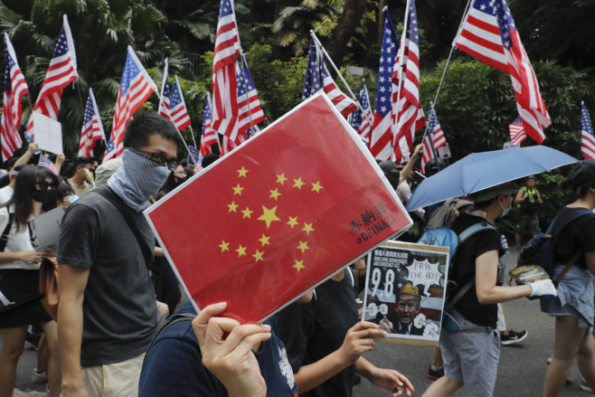 Hong Kong Protests <YONHAP NO-2879> (AP)