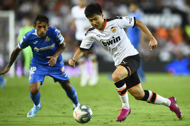 FBL-ESP-LIGA-VALENCIA-GETAFE <YONHAP NO-1097> (AFP)