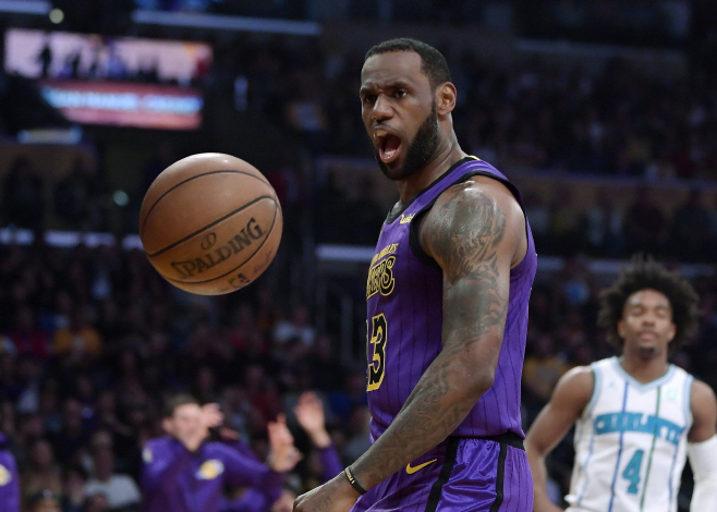 Hornets Lakers Basketball <YONHAP NO-1848> (AP)