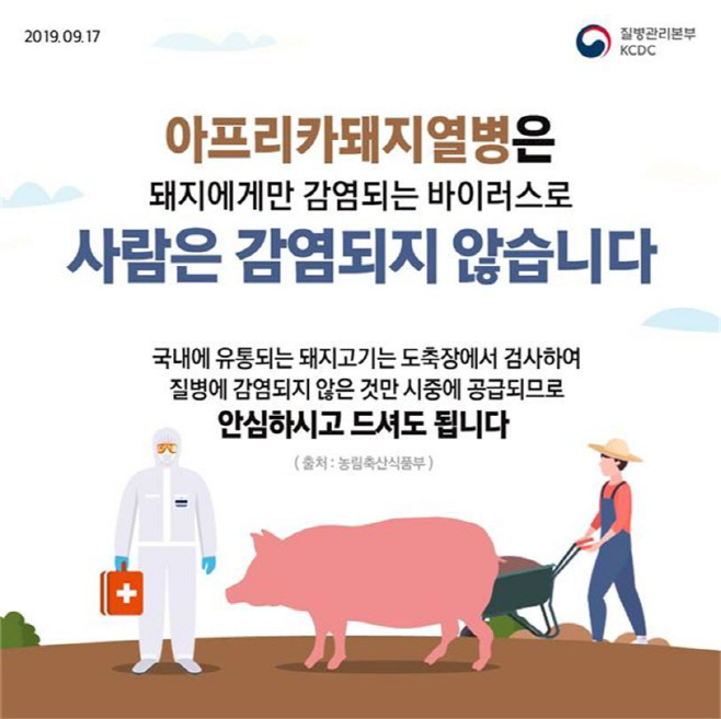 평택시, 아프리카돼지열병 인체 무해 적극 홍보
