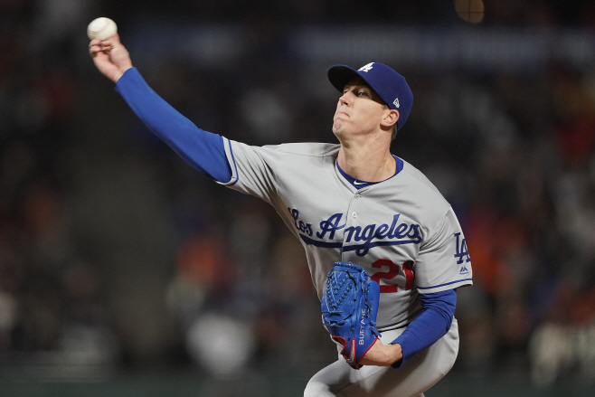 Dodgers Giants Baseball <YONHAP NO-3261> (AP)